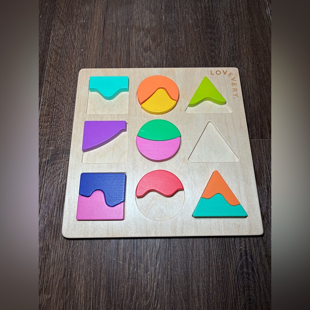 Lovevery ( Replacement) Land And Sky Two-Part Puzzle Board